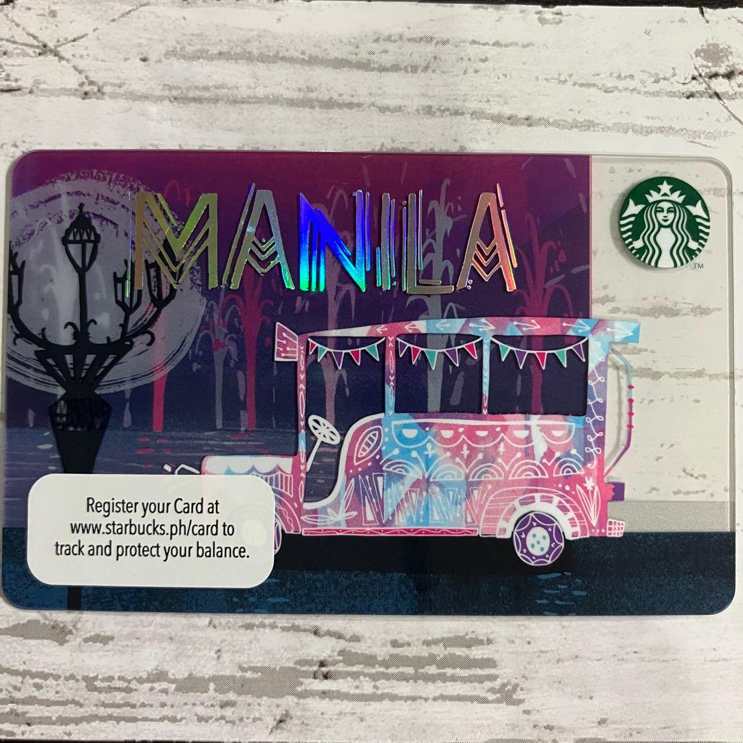 海外　フィリピン　マニラ　スターバックスカード