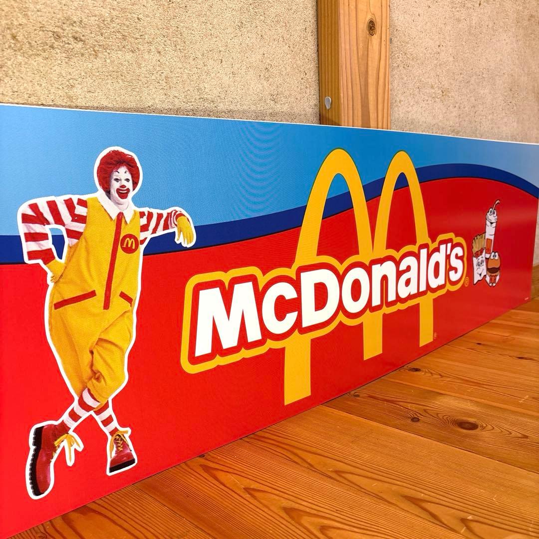 90’s マクドナルド　ジャンボ　ストアディスプレイ　ミールトイ　サイン　看板