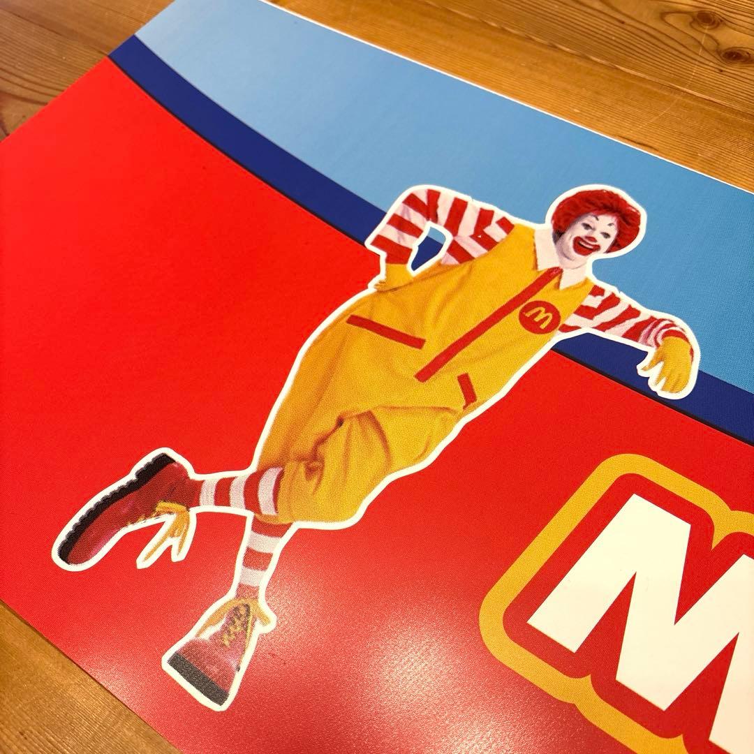 90’s マクドナルド　ジャンボ　ストアディスプレイ　ミールトイ　サイン　看板