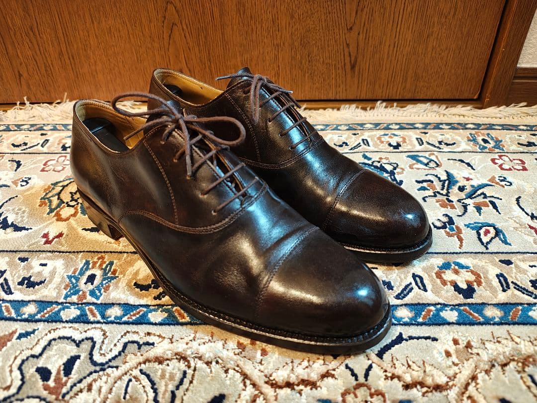 VASS alt english ミュージアムカーフ　ストレートチップ　40.5