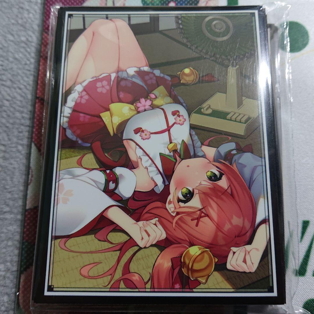 α1 ホロライブ 扇風機&畳&初期衣装 さくらみこ スリーブ&プレイマット