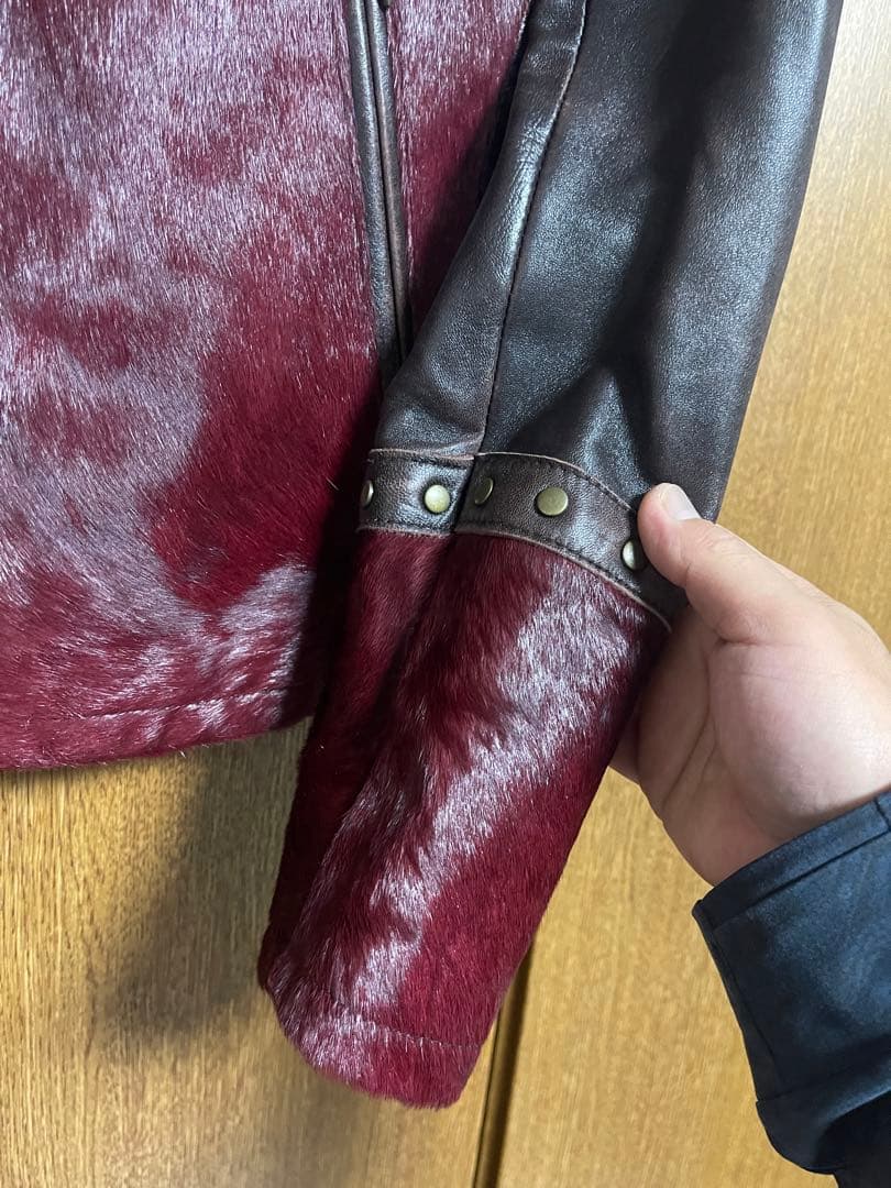 R*N様 TORNADO MART レザージャケット 毛皮