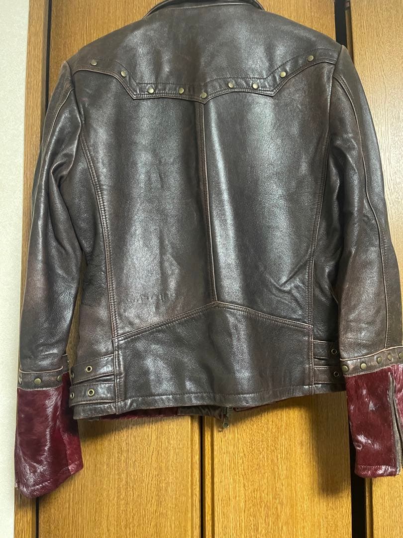 R*N様 TORNADO MART レザージャケット 毛皮