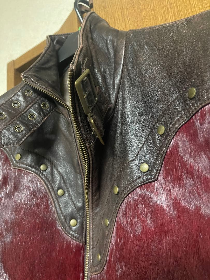 R*N様 TORNADO MART レザージャケット 毛皮