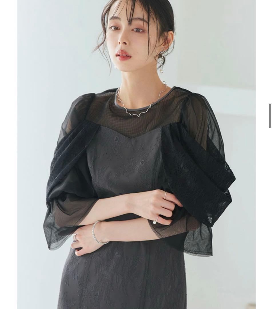 美品 RUIRUE BOUTIQUE オケージョンドレス LL