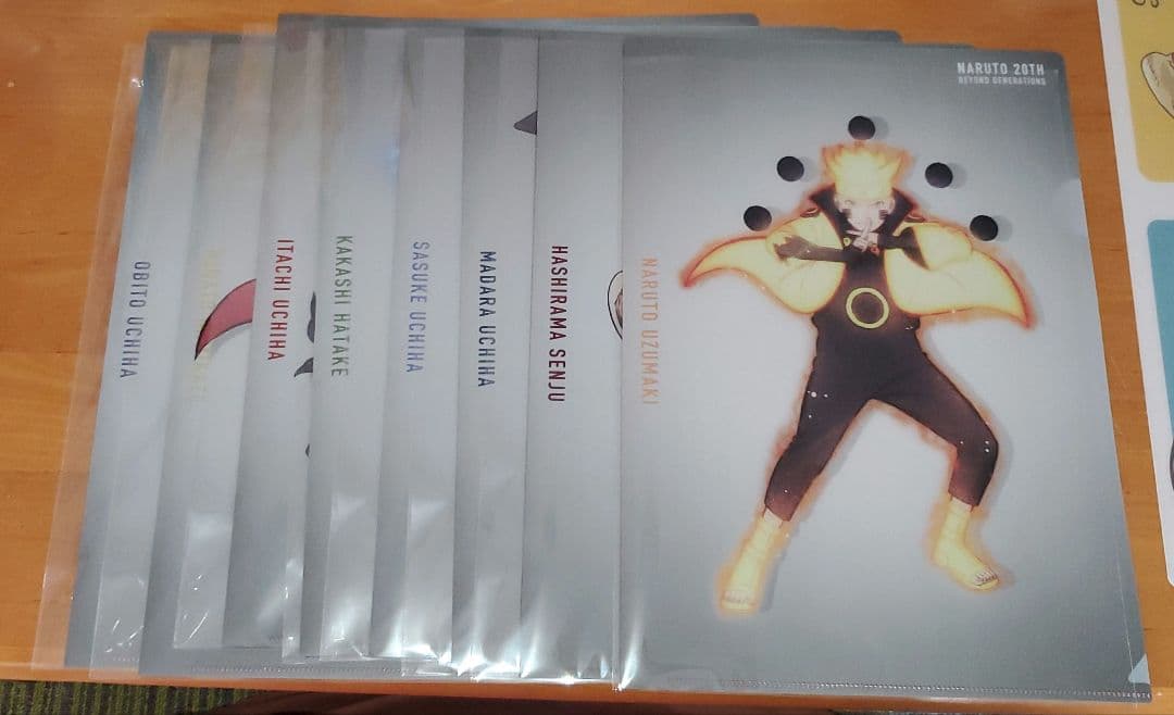 NARUTO ベースヤードトーキョー クリアファイル セット売り