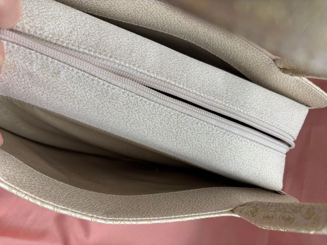 和装バッグ　利休バッグ　龍村　葡萄唐草文錦