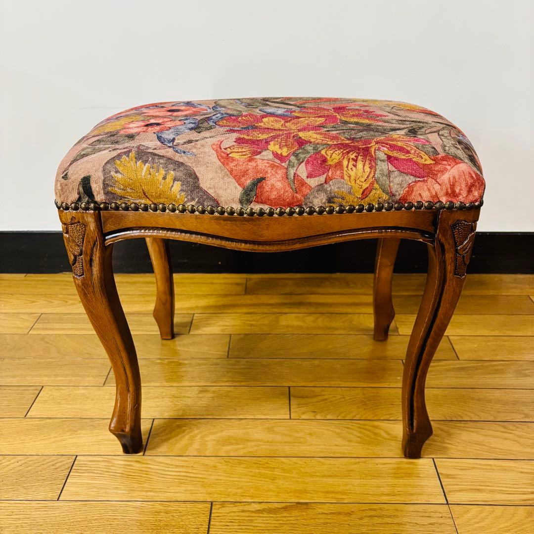 【美品】 金華山　スツール　オットマン ヨーロッパ　送料込み