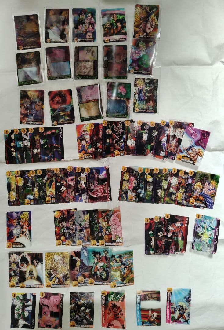 ドラゴンボール 森永ウエハースカード 3D15枚＋N58枚 まとめ売り 73枚