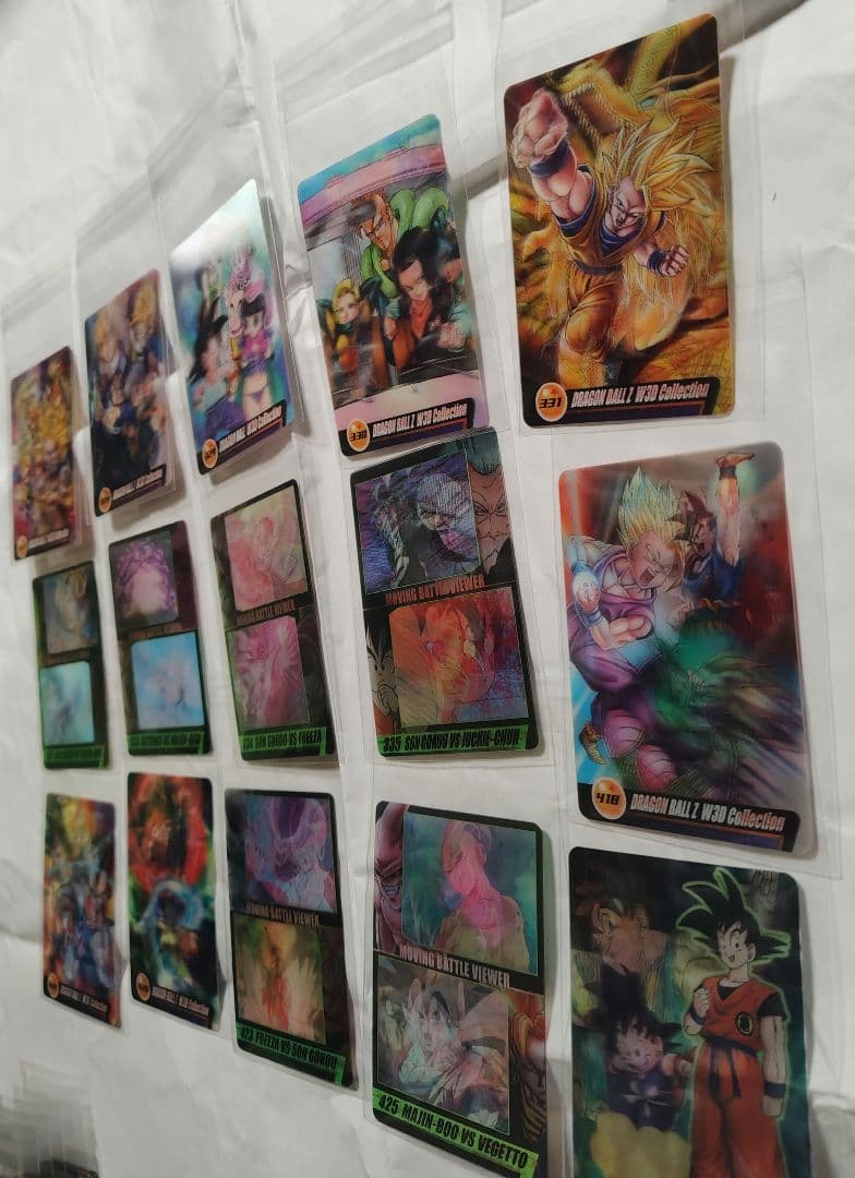 ドラゴンボール 森永ウエハースカード 3D15枚＋N58枚 まとめ売り 73枚