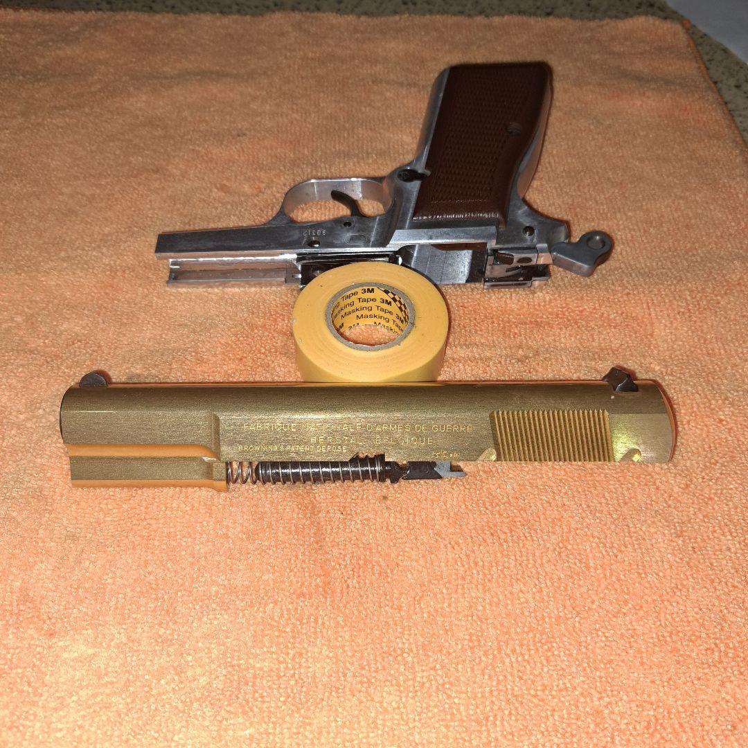 ZEKE アルミ削り出しブローニングHP メタル アルマイト