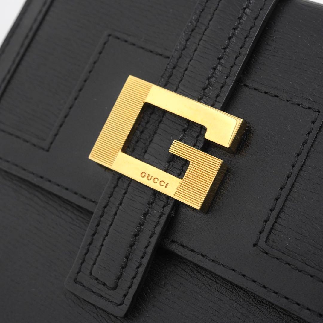 ✨新品未使用✨　GUCCI ミニ財布　インターロッキング　GGロゴ　二つ折り
