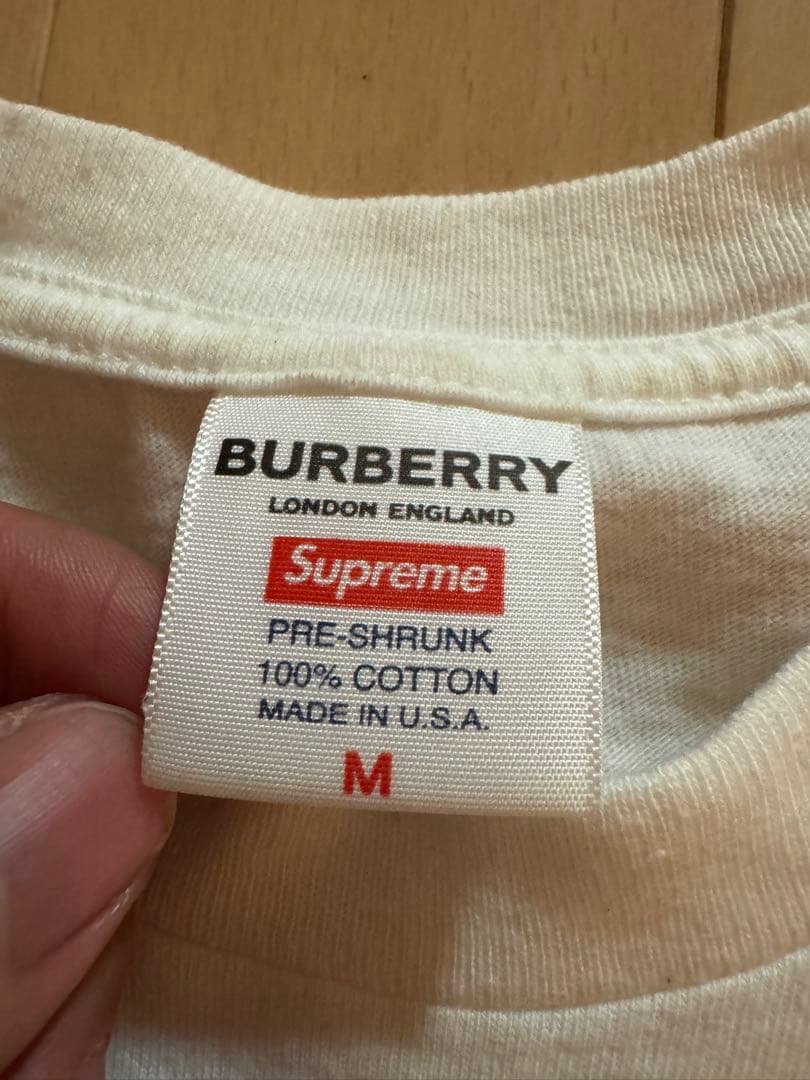 supreme Burberry tシャツ