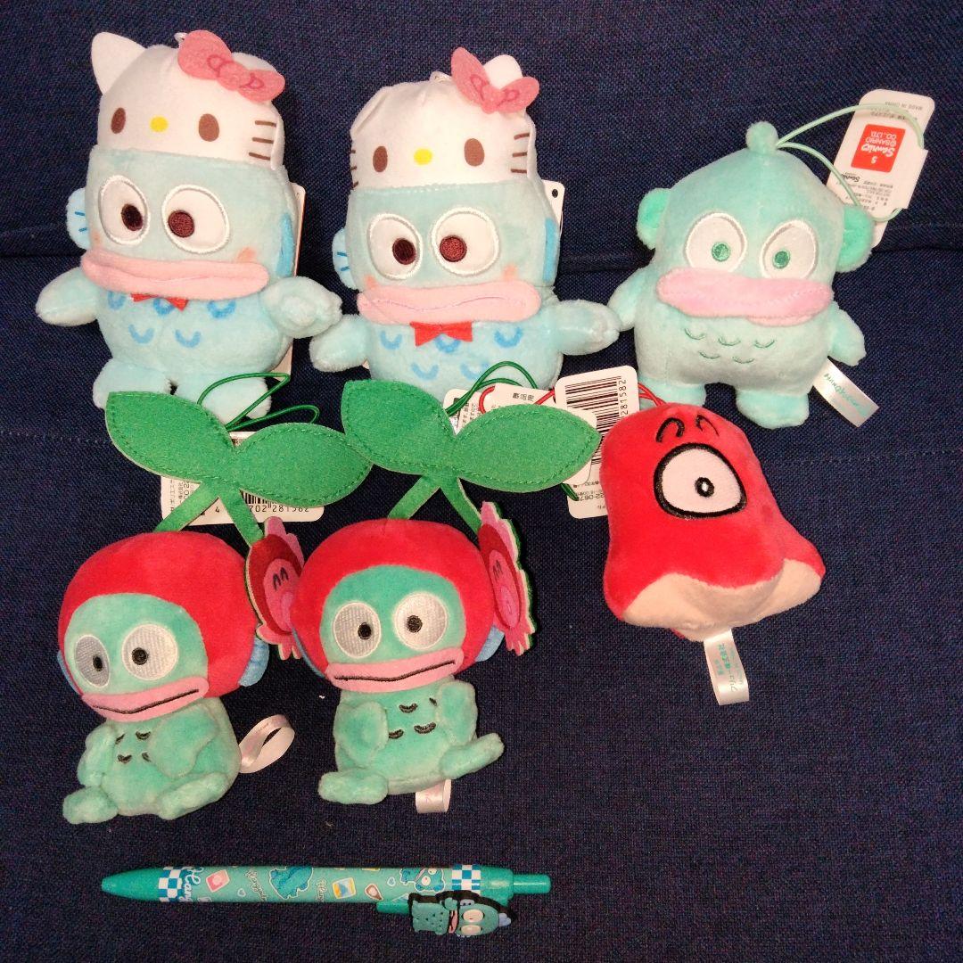サンリオ　ハンギョドン　ぬいぐるみマスコット　まとめ売り
