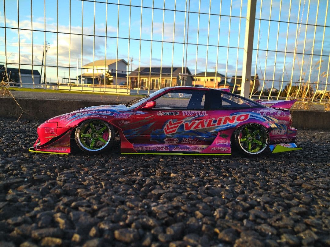 ReveD　wisteria180SX　制作済新品ラジコンボディ