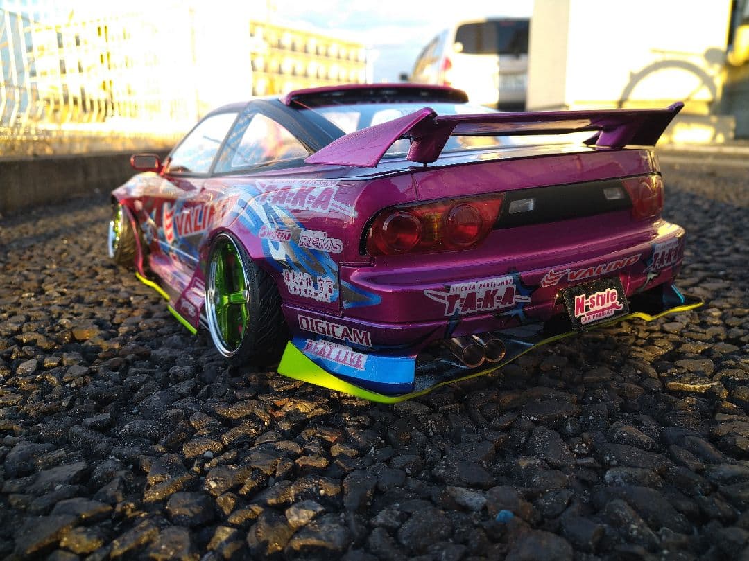 ReveD　wisteria180SX　制作済新品ラジコンボディ