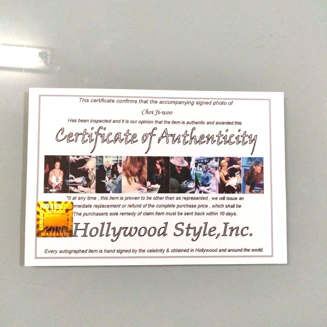 サンバ…セール中…チェ・ジウ直筆サイン入り2Lサイズ写真…