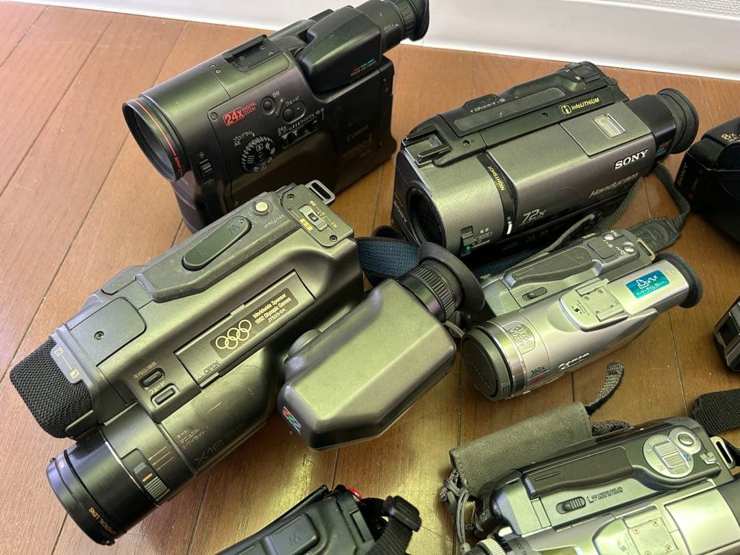【ジャンク品】ハンディカムセット 20台 Sony Panasonic JVC