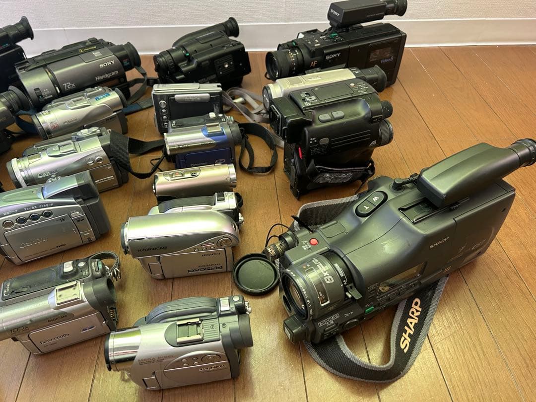 【ジャンク品】ハンディカムセット 20台 Sony Panasonic JVC