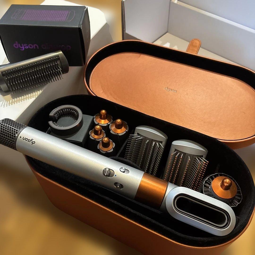 【限定色】Dyson Airwrap 完備シルバー/オレンジ　美品