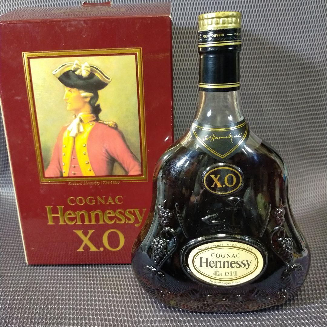 【希少古酒】Hennessy X.O.コニャック 40％700ml箱入金キャップ