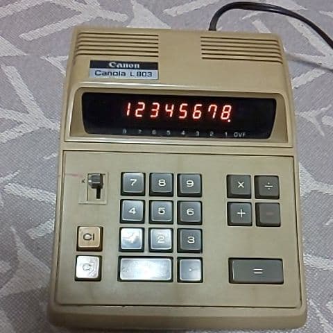 【昭和レトロ】Canon CANOLA L803