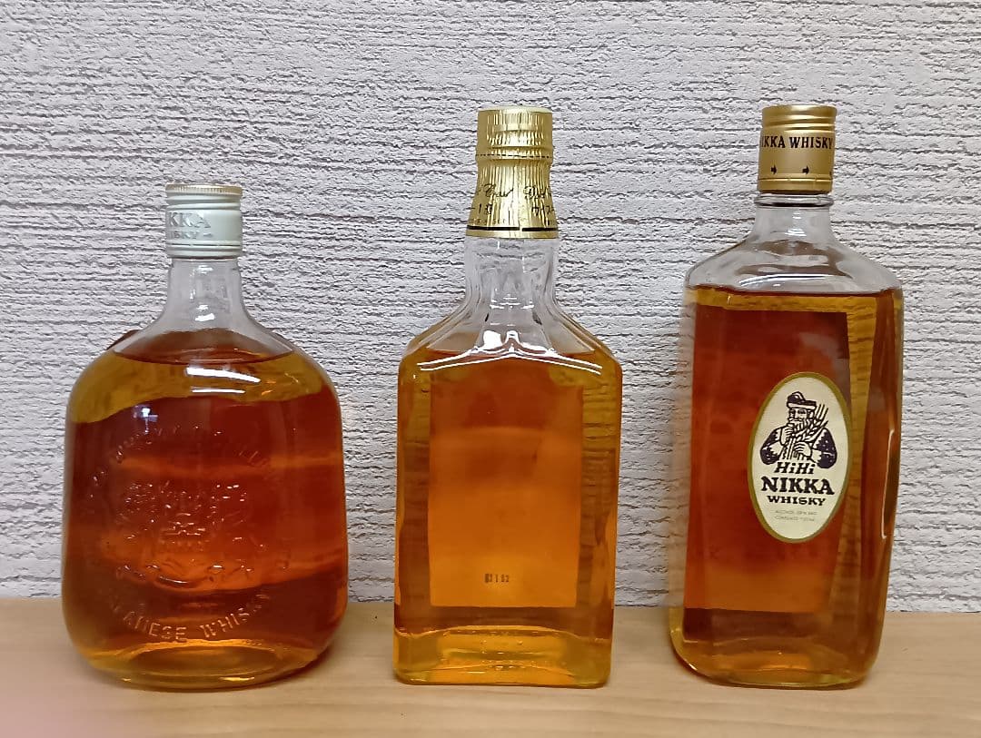 オールドジャパニーズウイスキー:特級1級２級３本飲み比べ