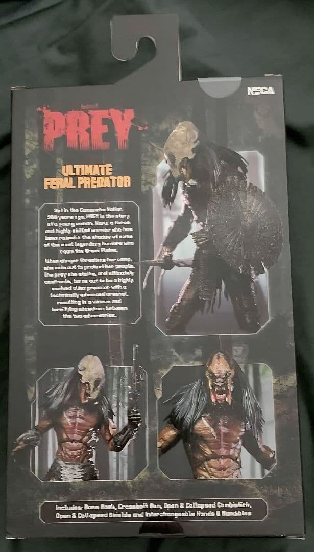 NECA フィアラルプレデター Feral Predator Prey 未開封