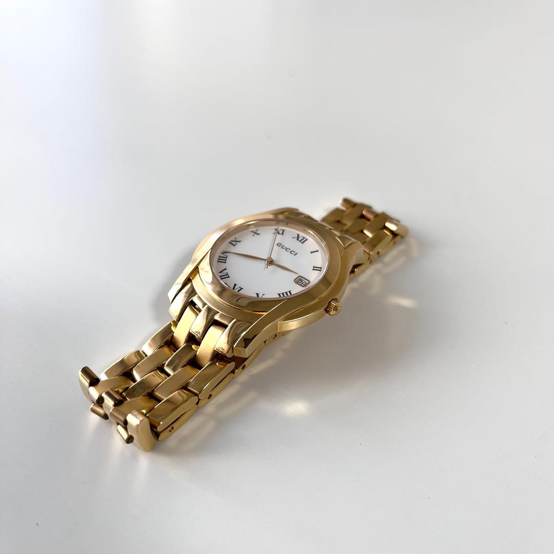 GUCCI グッチ 腕時計 5400M Gクラス ゴールド 美品 稼働