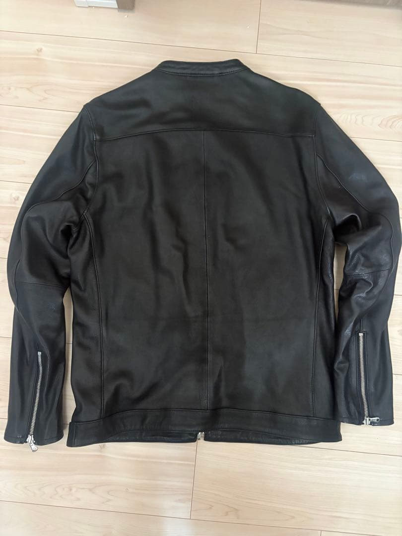 大きいサイズ　フリークスストア ゴートレザー　XL　シングルライダーズ　やぎ　黒