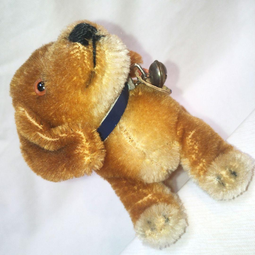 【アンティーク】シュタイフ 犬のぬいぐるみ　Dachshund Bazi