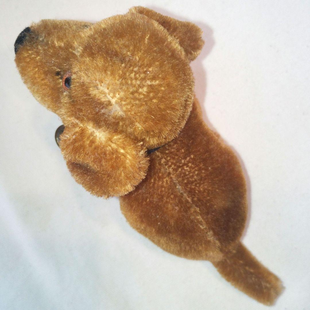 【アンティーク】シュタイフ 犬のぬいぐるみ　Dachshund Bazi