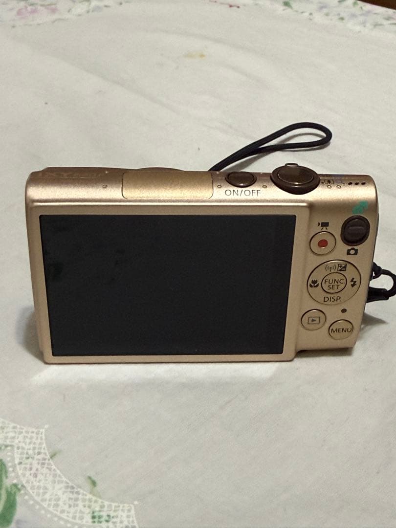 Canon IXY620Fデジタルカメラ(ゴ-ルド)バッテリーチャージャーセット