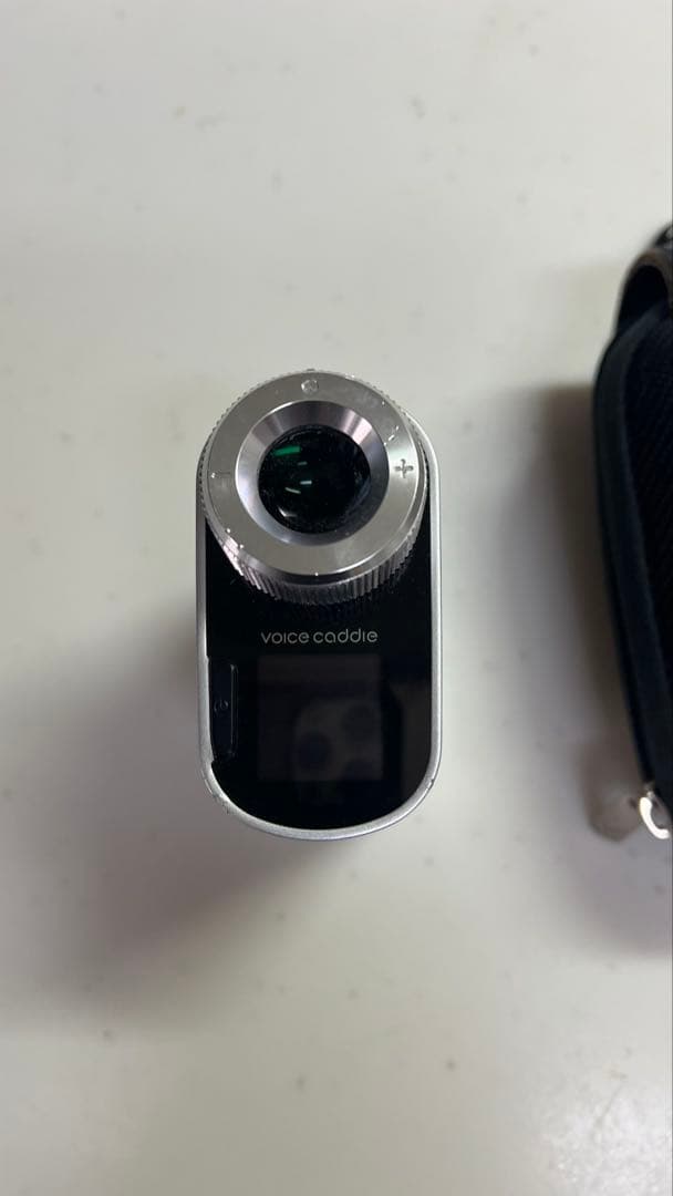 V ゴルフ用距離計 MS シルバー/ブラウン ケース付き