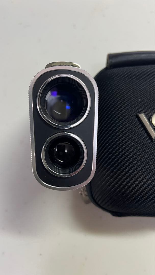 V ゴルフ用距離計 MS シルバー/ブラウン ケース付き