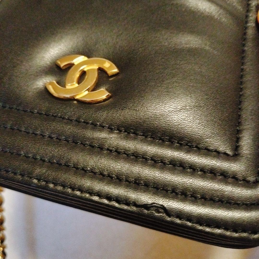 【中古】シャネル CHANEL チェーン107センチ ブーム再来黒 ヴィンテージ