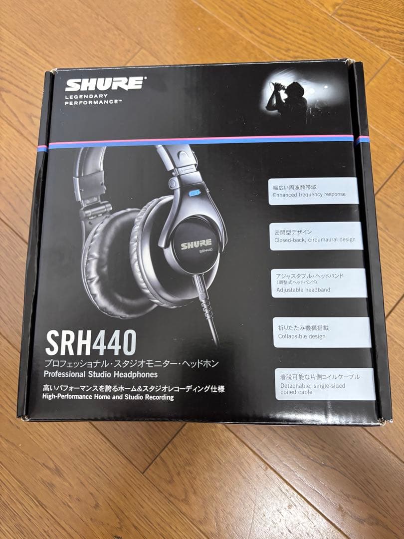 SHURE SRH440 モニターヘッドホン