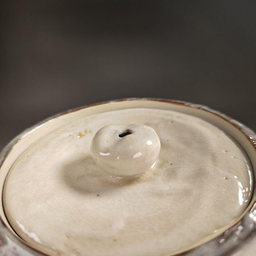 ウ263 水指『山口錠鉄作』『志野　水指　共箱』茶道具