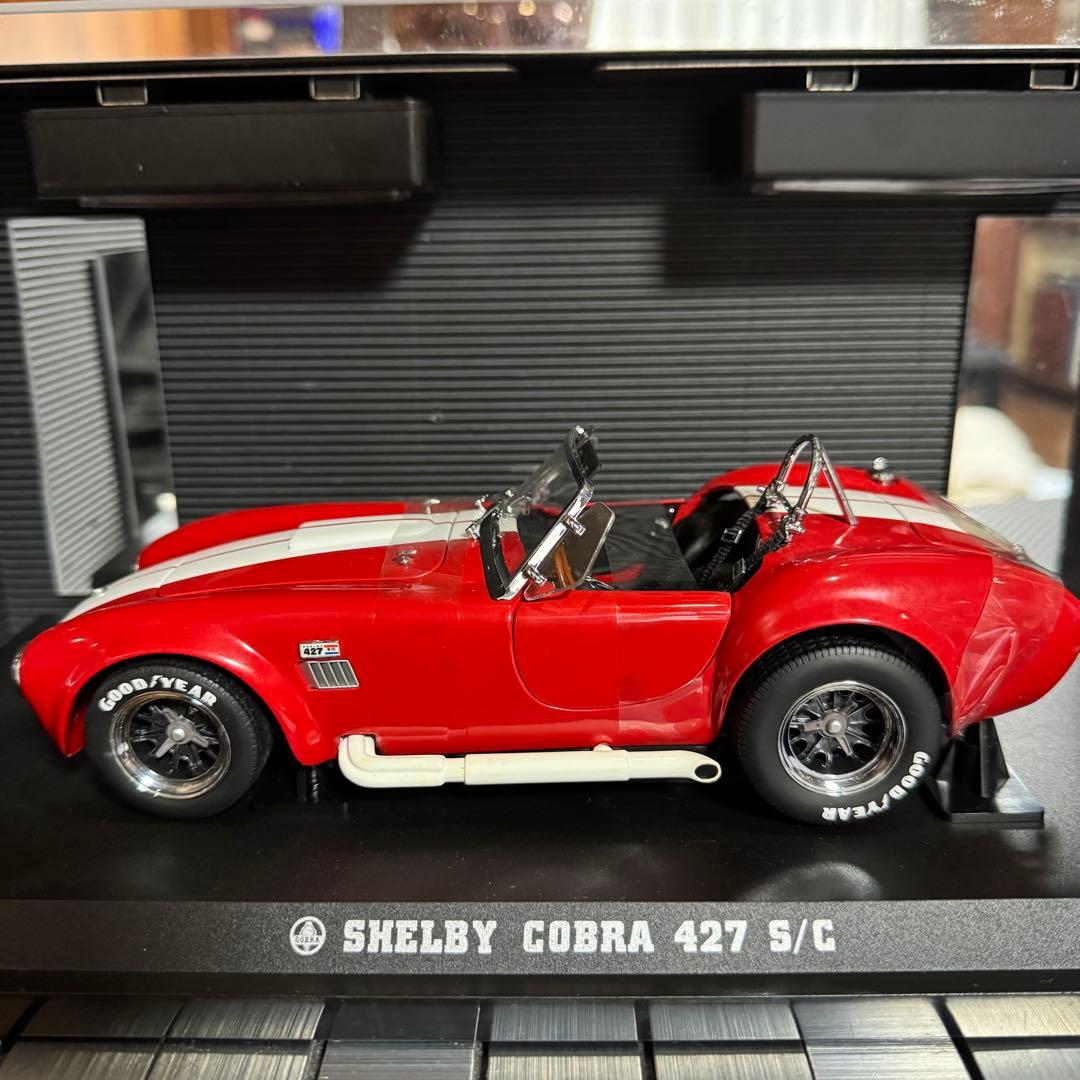 絶版未展示品 京商 1/18 シェルビー コブラ 427 S/C レーシング 赤