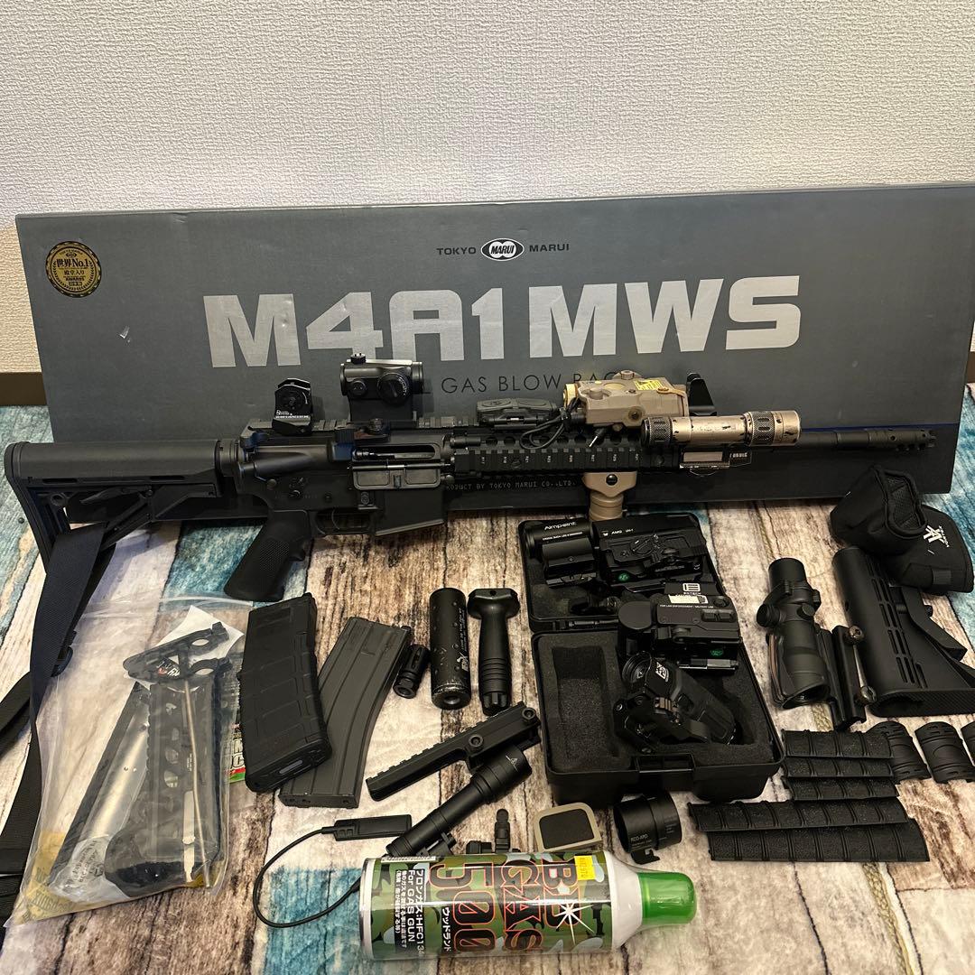東京マルイのM4A1 MWS REAL GAS BLOW BACK ガスガン