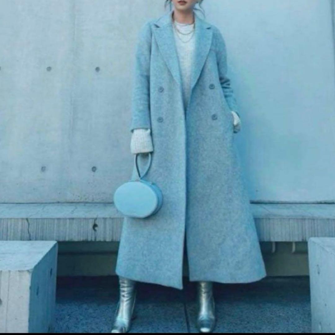 Ameri undressed back flare coat サイズM