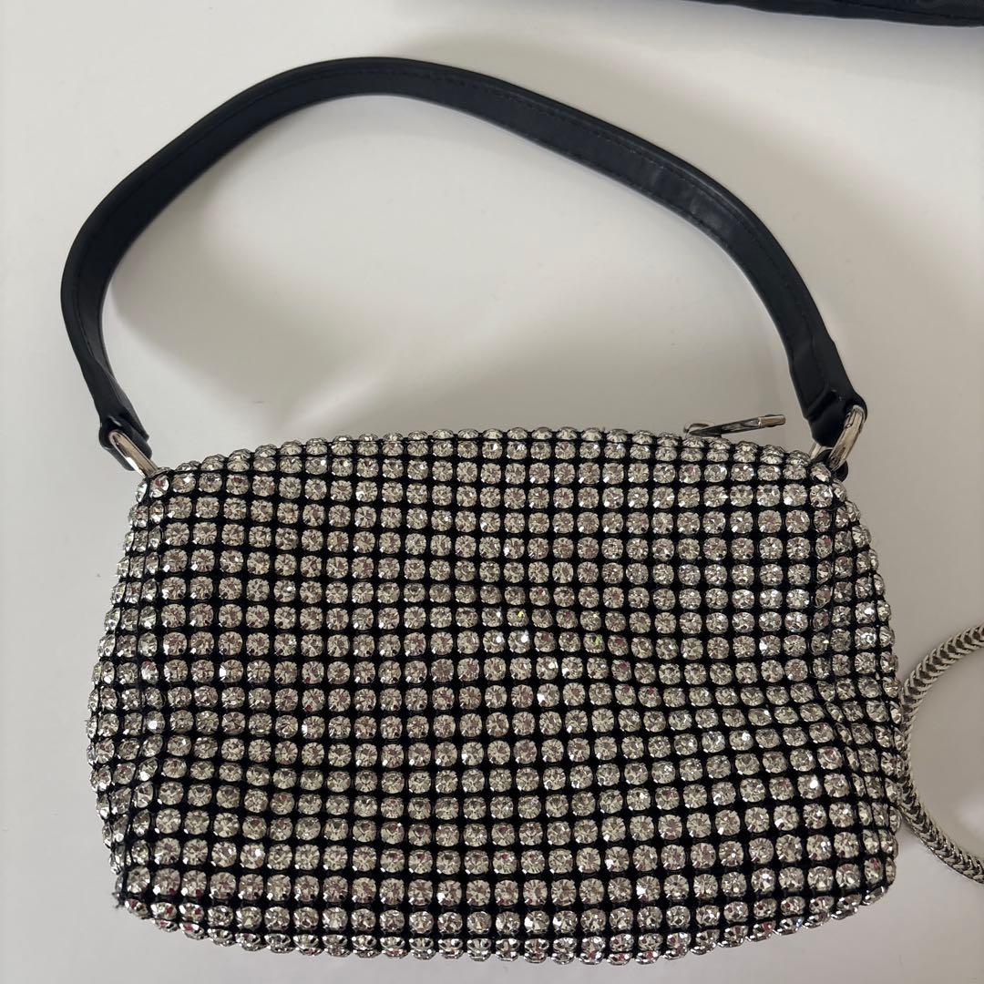 Alexander Wang Wangloc ラインストーン クラッチバッグ