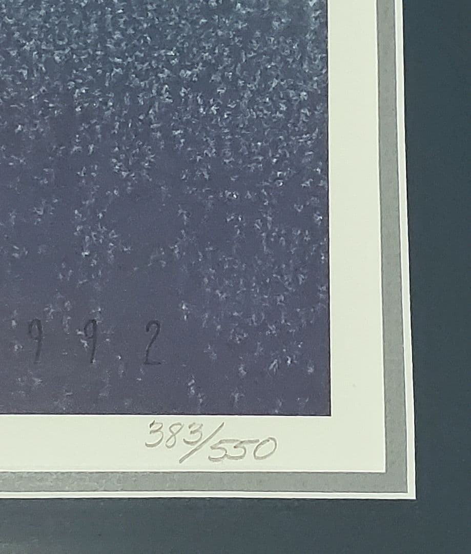 【バイロン・バードサル】額装版画『LAST LIGHT AT KINCAID』