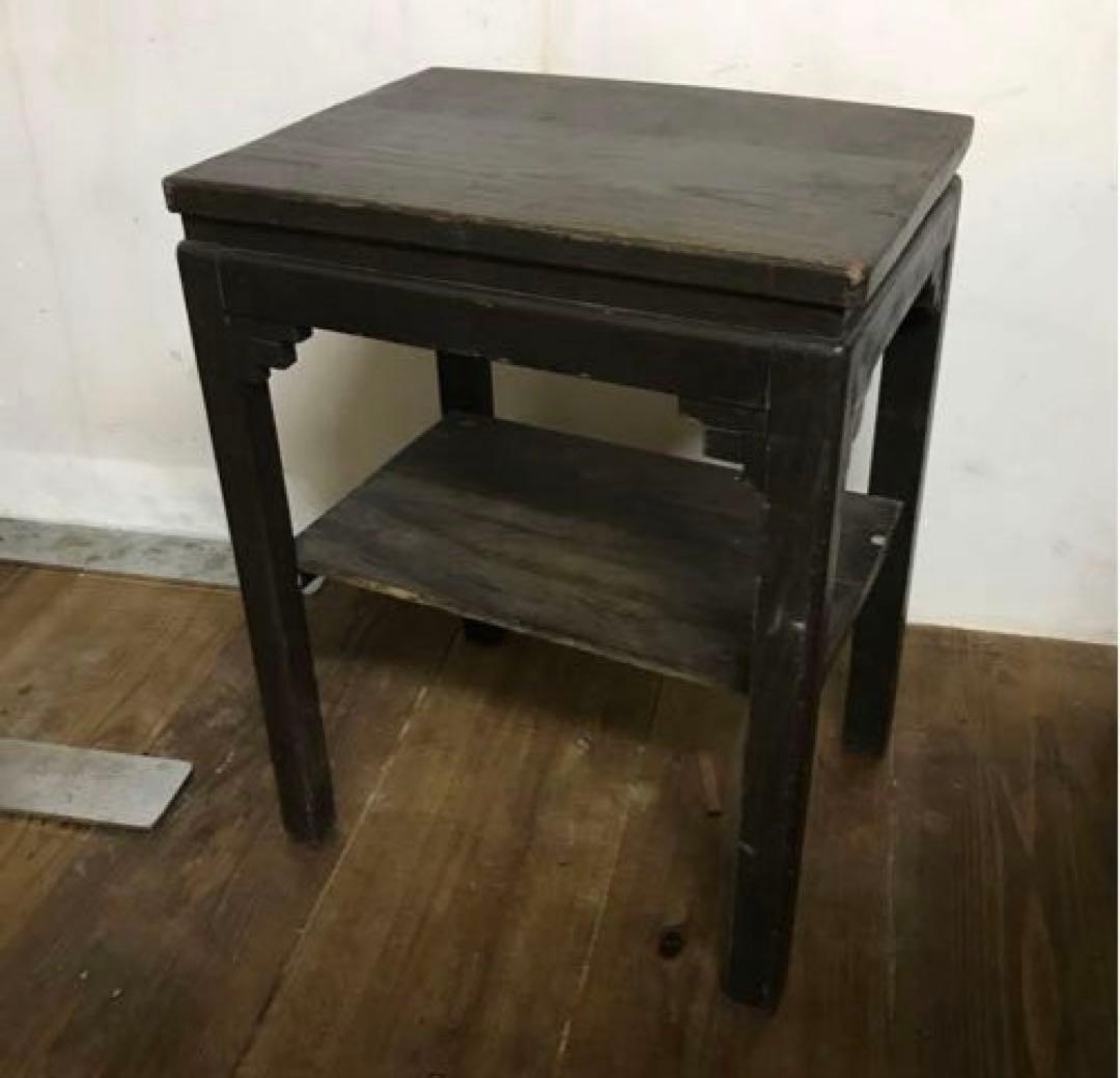 美品　木製　年代物　ヴィンテージ　飾り台　古道具　古木　雰囲気あります