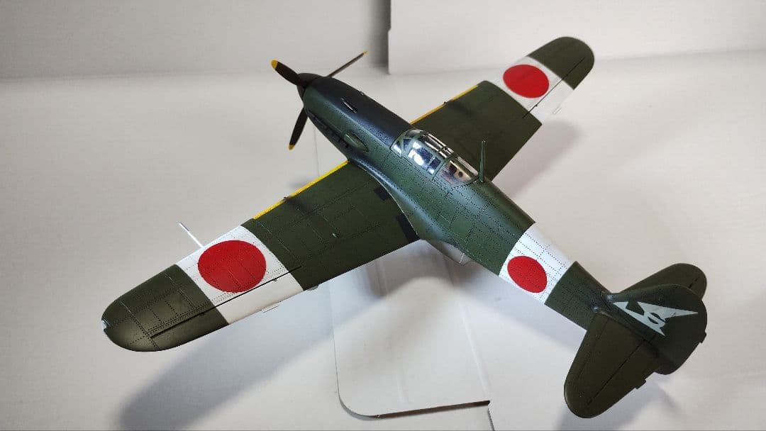 プラモデル完成機　1/48　川崎三式一型戦闘機　飛燕
