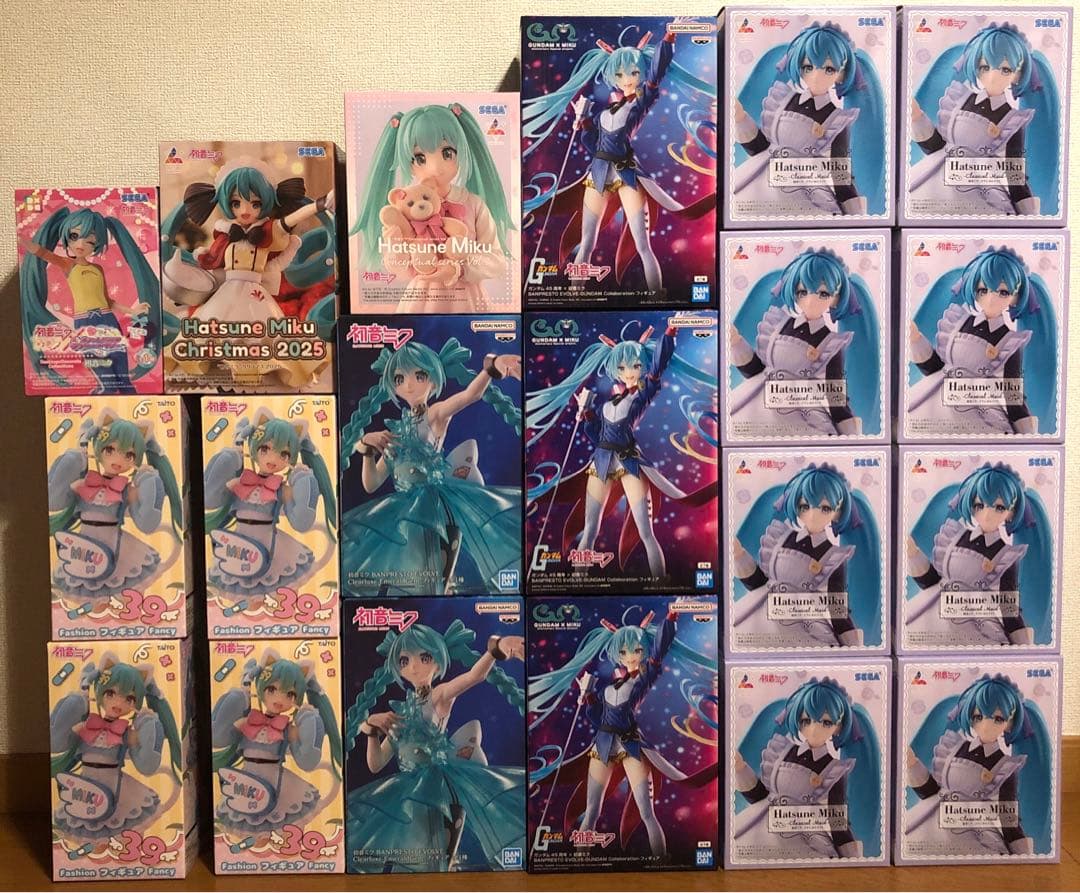 ⑩初音ミク プライズフィギュア 美少女フィギュア まとめ売り 20点