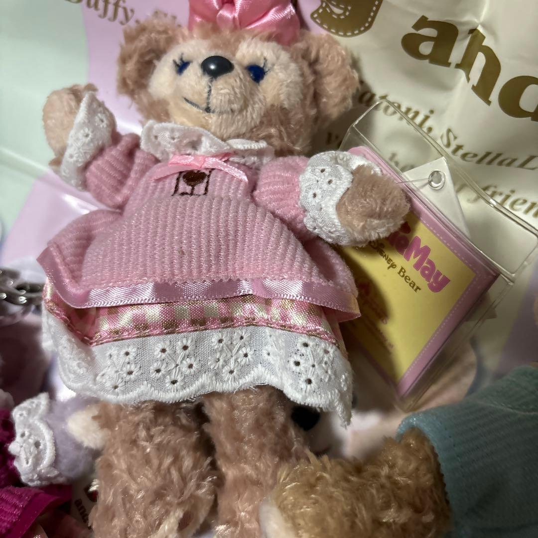 ♥️新品♪香港ディズニー2019年 バレンタイン ぬいぐるみキーチェーン4セット♥️