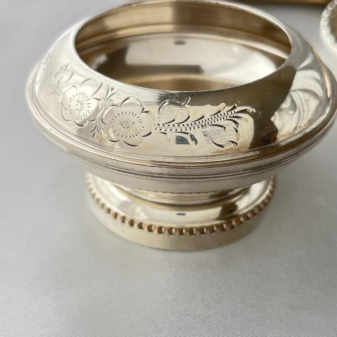 【英国】 ビクトリアン ティーストレナー / スタンド【シルバープレート】