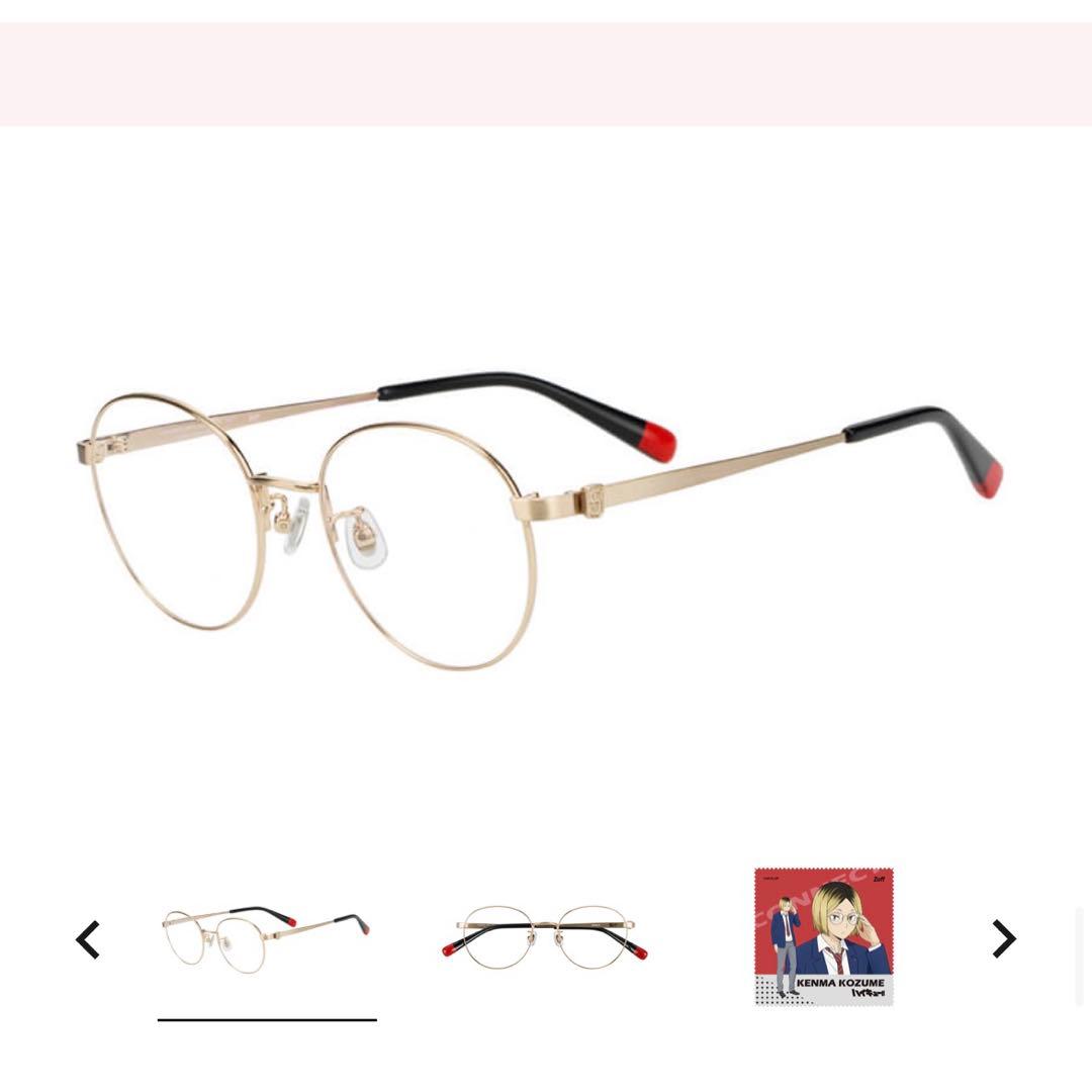 ハイキュー!! Zoff メガネ 孤爪 研磨 缶バッジ アクキー