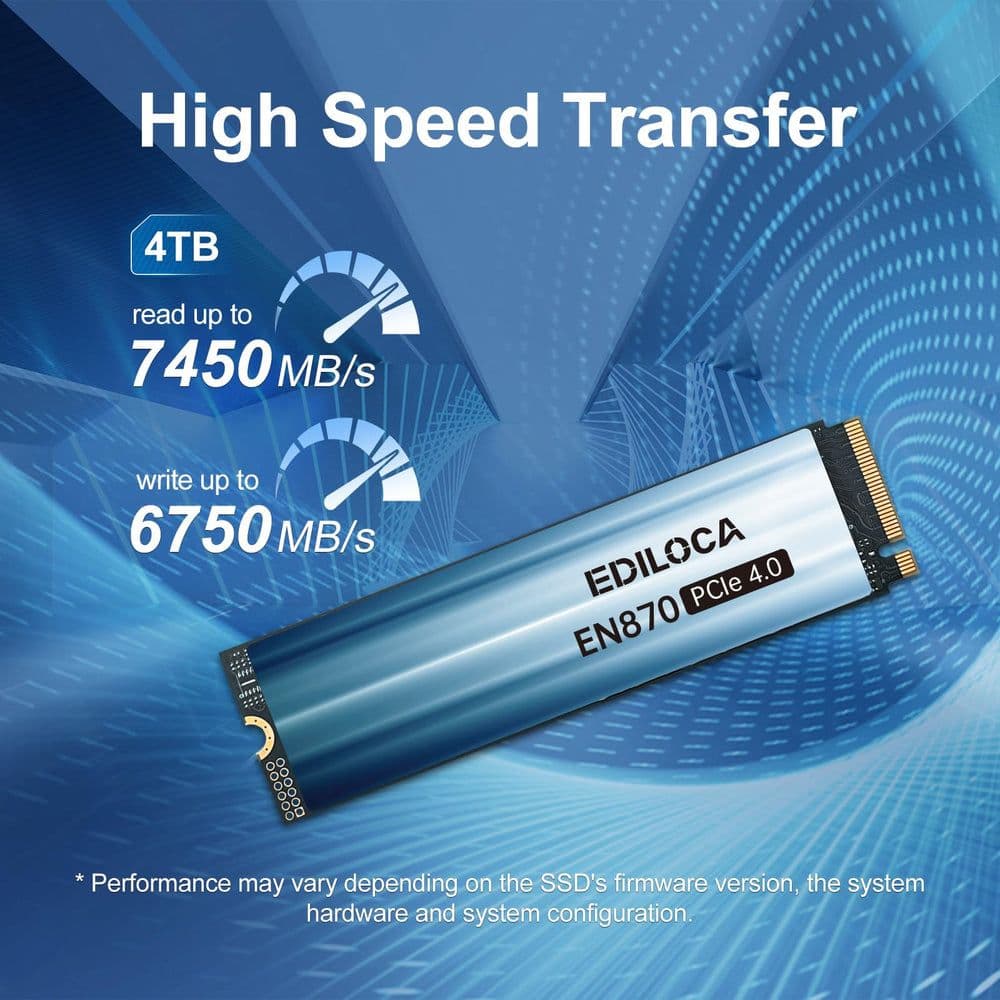 新品2個セット 4TB SDD EDILOCA EN870